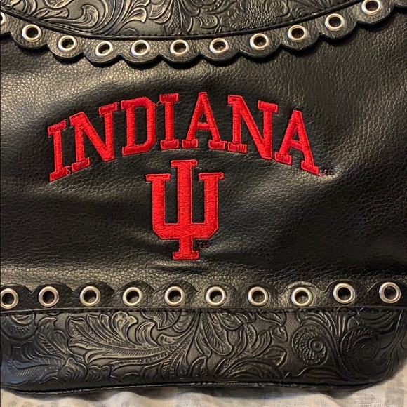 IU Indiana University Leather Purse College - Picture 2 of 4